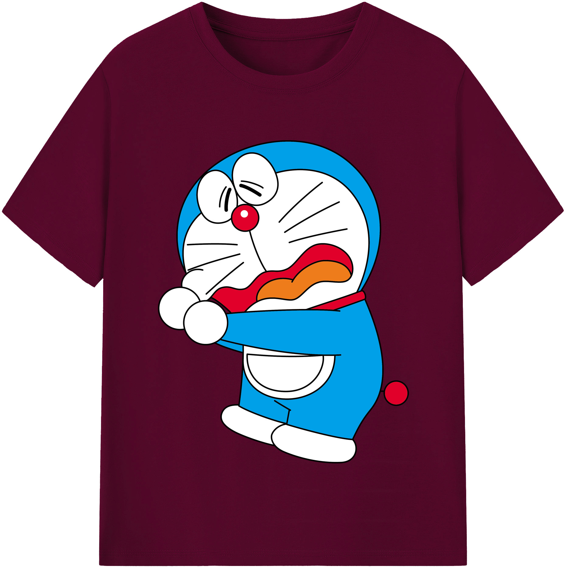 （画像用） ドラえもん Doraemon レディースカジュアルプリントTシャツ（綿100％）